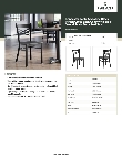 Lancaster Table & Seating 164CMCBWBKKD Specsheet