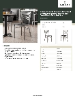 Lancaster Table & Seating 164CMCCWBKKD Specsheet