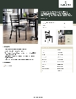Lancaster Table & Seating 164CMLBVBKAS Specsheet