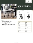 Lancaster Table & Seating 164CMLBVBKKD Specsheet
