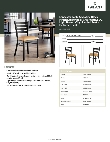 Lancaster Table & Seating 164CMLBVLBKD Specsheet