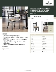 Lancaster Table & Seating 164CMLBWDWAS Specsheet