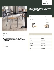 Lancaster Table & Seating 164CMLCWNTAS Specsheet
