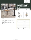 Lancaster Table & Seating 164CMLCWNTKD Specsheet