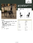 Lancaster Table & Seating 164CNCAFEBLK Specsheet
