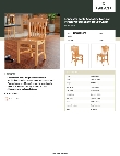 Lancaster Table & Seating 164CSCHLNAT Specsheet
