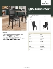 Lancaster Table & Seating 164CSOFIABKB Specsheet