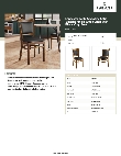 Lancaster Table & Seating 164CSOFIAVIN Specsheet