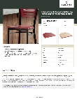 Lancaster Table & Seating 164CUSHMLMHN Specsheet