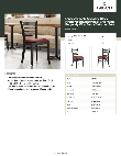 Lancaster Table & Seating 164CWLBVBGKD Specsheet