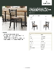 Lancaster Table & Seating 164CWLBVTPKD Specsheet