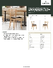 Lancaster Table & Seating 164CWLNVBKKD Specsheet
