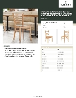 Lancaster Table & Seating 164CWLNWNTKD Specsheet