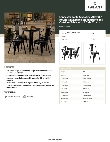 Lancaster Table & Seating 164D30RNDBLK Specsheet