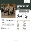 Lancaster Table & Seating 164D30RNDCPD Specsheet