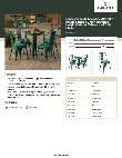 Lancaster Table & Seating 164D30RNDEMR Specsheet