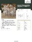 Lancaster Table & Seating 164D30RNDWHT Specsheet