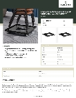 Lancaster Table & Seating 164DY10 Specsheet