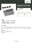 Lancaster Table & Seating 164INDLEGSCW Specsheet
