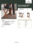 Lancaster Table & Seating 164LUGRKWAL Specsheet