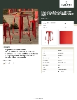 Lancaster Table & Seating 164RB242RED Specsheet