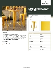 Lancaster Table & Seating 164RB242YEL Specsheet