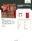 Lancaster Table & Seating 164RB304RED Specsheet