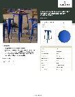 Lancaster Table & Seating 164RB30RBLU Specsheet