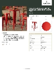 Lancaster Table & Seating 164RB30RRED Specsheet