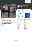 Lancaster Table & Seating 164RB323BLU Specsheet