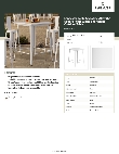 Lancaster Table & Seating 164RB323WHT Specsheet