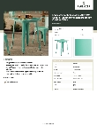 Lancaster Table & Seating 164RD242AQU Specsheet