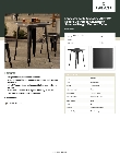Lancaster Table & Seating 164RD242BKD Specsheet