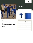 Lancaster Table & Seating 164RD242BLU Specsheet