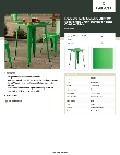Lancaster Table & Seating 164RD242GRN Specsheet
