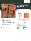 Lancaster Table & Seating 164RD242ORN Specsheet