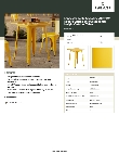 Lancaster Table & Seating 164RD242YEL Specsheet