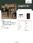 Lancaster Table & Seating 164RD304BLK Specsheet