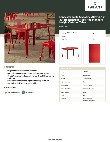 Lancaster Table & Seating 164RD304RED Specsheet