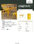 Lancaster Table & Seating 164RD304YEL Specsheet