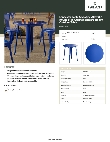 Lancaster Table & Seating 164RD30RBLU Specsheet Lancaster Table & Seating 164RD30RBLU Specsheet