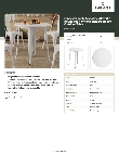 Lancaster Table & Seating 164RD30RWHT Specsheet