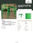 Lancaster Table & Seating 164RD323GRN Specsheet