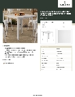 Lancaster Table & Seating 164RD323WHT Specsheet
