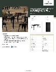 Lancaster Table & Seating 164RD326BLK Specsheet
