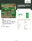 Lancaster Table & Seating 164RD326GRN Specsheet Lancaster Table & Seating 164RD326GRN Specsheet