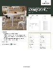 Lancaster Table & Seating 164RD326WHT Specsheet