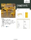 Lancaster Table & Seating 164RD326YEL Specsheet