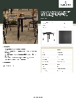 Lancaster Table & Seating 164RD363BKD Specsheet