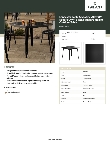 Lancaster Table & Seating 164RD363BLK Specsheet